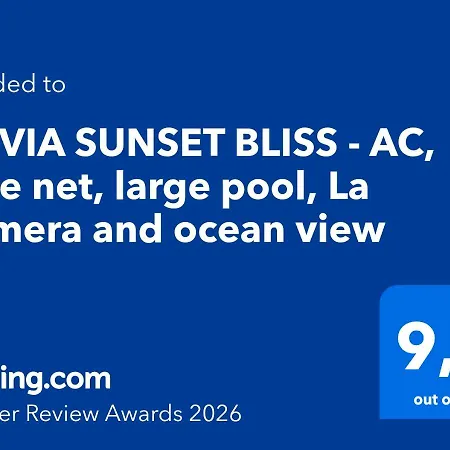 Olivia Sunset Bliss - Ac, Fibre Net, Large Pool, La Gomera And Ocean View * Puerto de Santiago (Tenerife)
