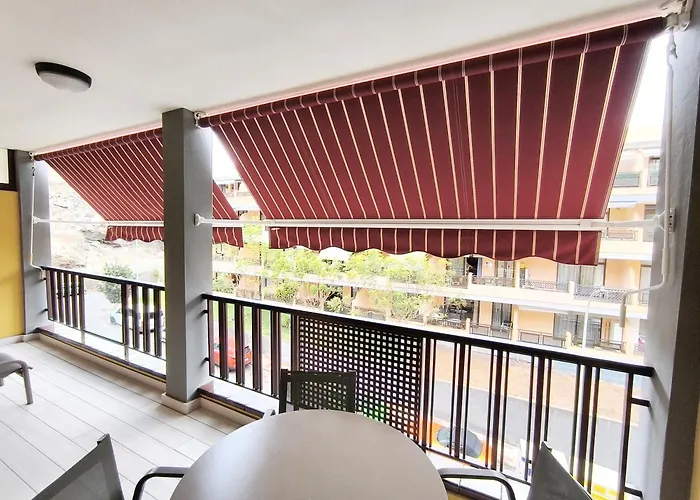 公寓 Olivia Sunset Bliss - Ac, Fibre Net, Large Pool, La Gomera And Ocean View 圣地亚哥港